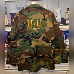 House of Eleven Vintage Camo Military Jacket, USA/Large